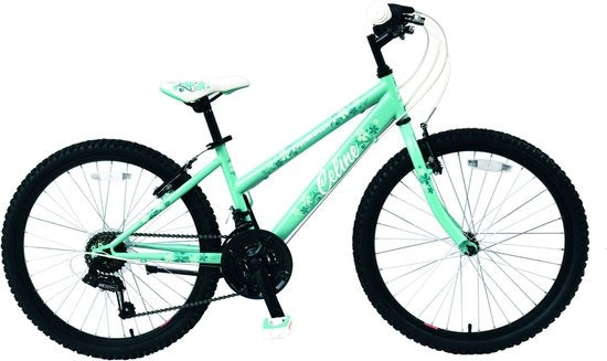 Bicicletta per bambino con 6 marce - 20 pollici - Donna/ragazza - larghezza telaio 28cm - Blu turquesa