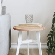 Piano per Tavolo Ã˜30x1,5 cm Rotondo in Legno Massello di Faggiocod mxl 83350