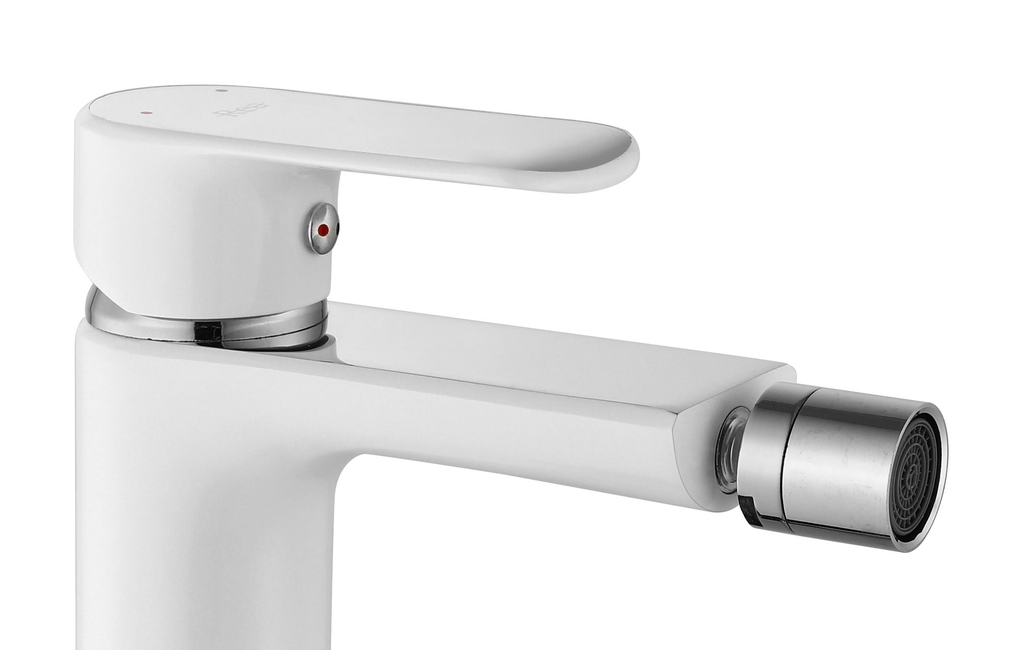 Rubinetto Da Bidet Rea Bloom White Chrom
