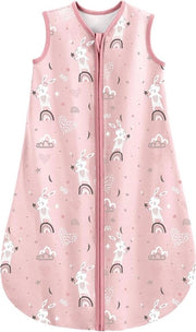 Slaapzak per bambino 100% cotone 05 TOG con chiusura a righelli 70 cm per neonati maschi e femmine - Slaapzak estivo per bambini