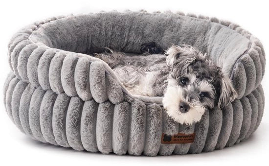 Stuoia per cani in stile per gatti, cuscino morbido per cani piccoli e medi, cuscino per cani lavabile e rilassante (grigio, M)