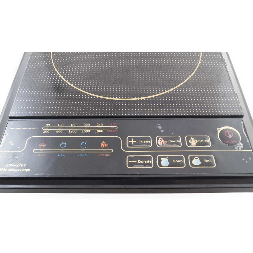 Trade Shop - Piastra Induzione Piano Di Cottura Fornello Portatile Elettrico Cucina 2000 W -