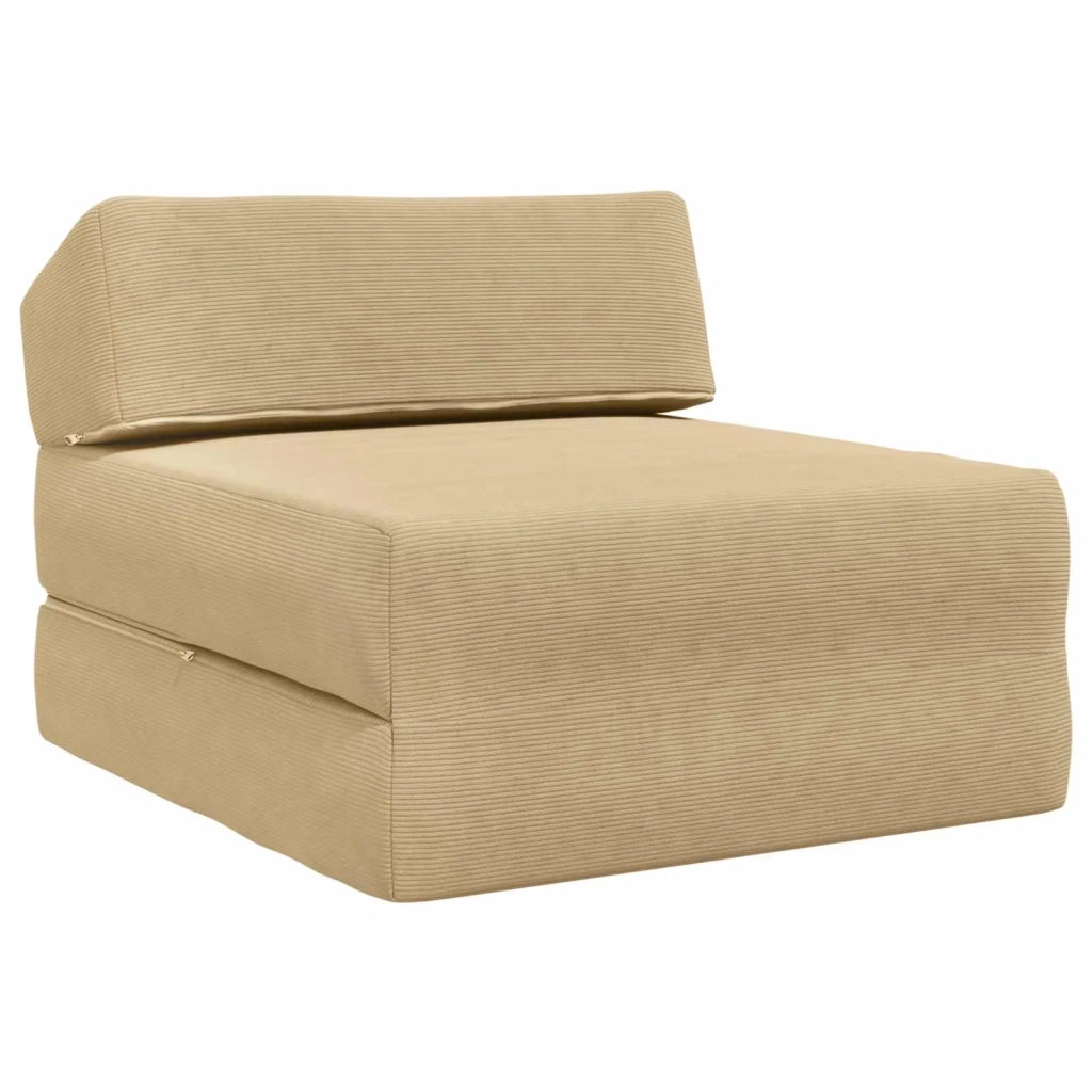 Divano Letto Pieghevole Verde Grigio 60 x 70 x 41 cm Tessuto