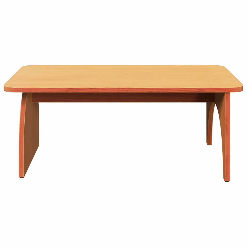 vidaXL Tavolino da salotto Cera marrone 80 x 50 x 31 cm