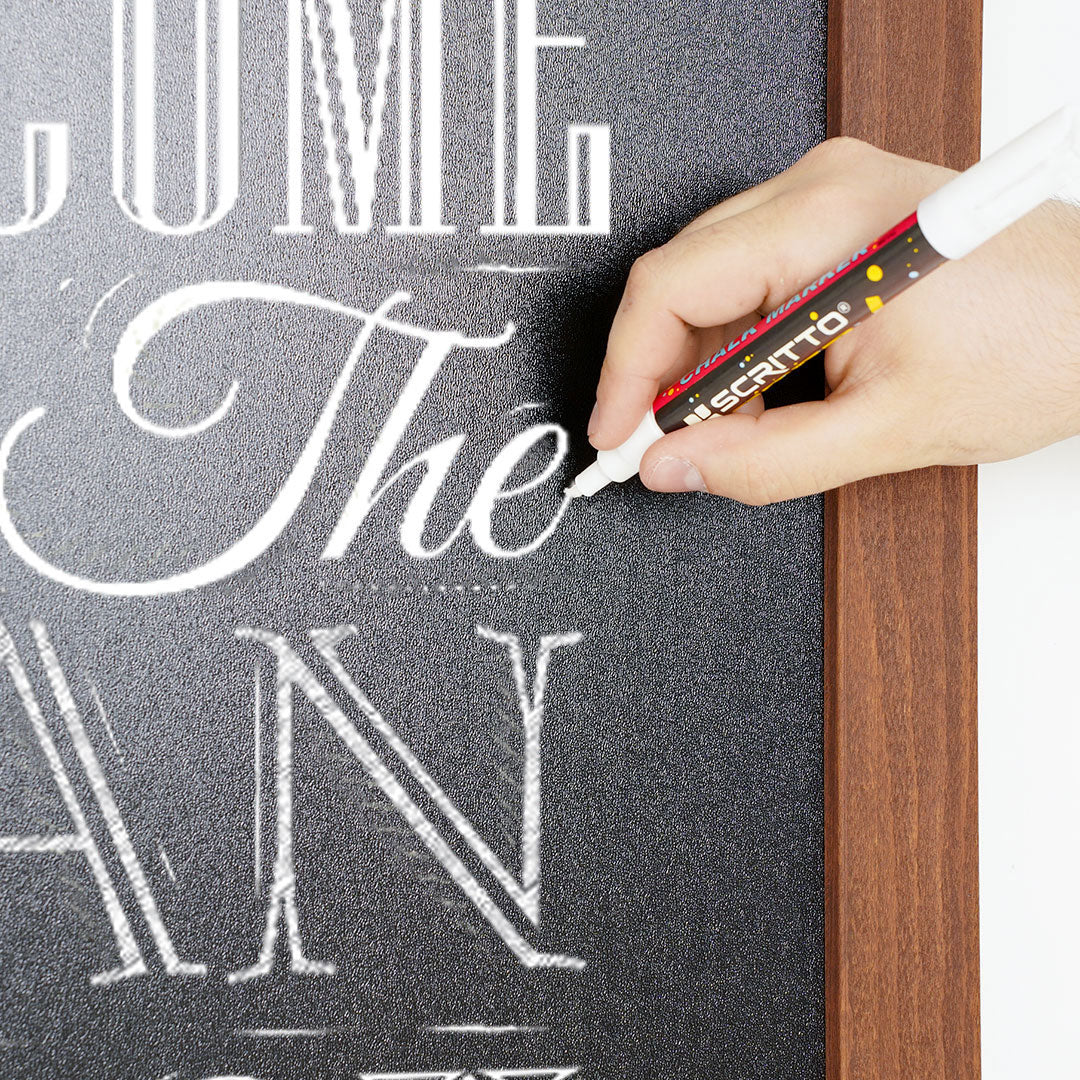 Lavagna con Cornice in Legno 60x115cm in Legno Dark Wood