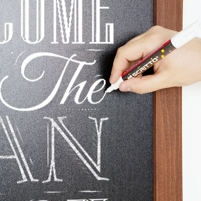 Lavagna con Cornice in Legno 60x115cm in Legno Dark Wood