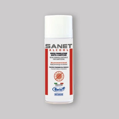 IGIENIZZANTE SPRAY A BASE ALCOLICA SANET ALCOOL 400 ml 3819202