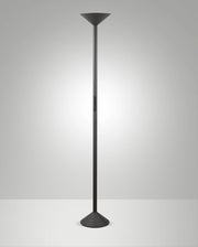 Lampada da terra Tratto LED 50W 4000lm CCT Antracite - Struttura in metallo e metacrilato, Dimmerabile al tocco, IP20, 175.5cm - Tratto Design