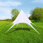 Gazebo padiglione tenda da giardino a stella esagonale 14m cod mxl 68855