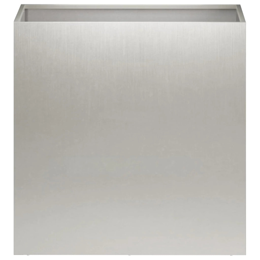 Vaso da giardino Argento 50 x 30 x 40 cm Acciaio Inox 8005520