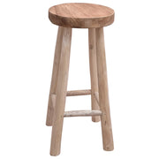 Sgabello da Bar in Legno Massello di Teakcod mxl 94764