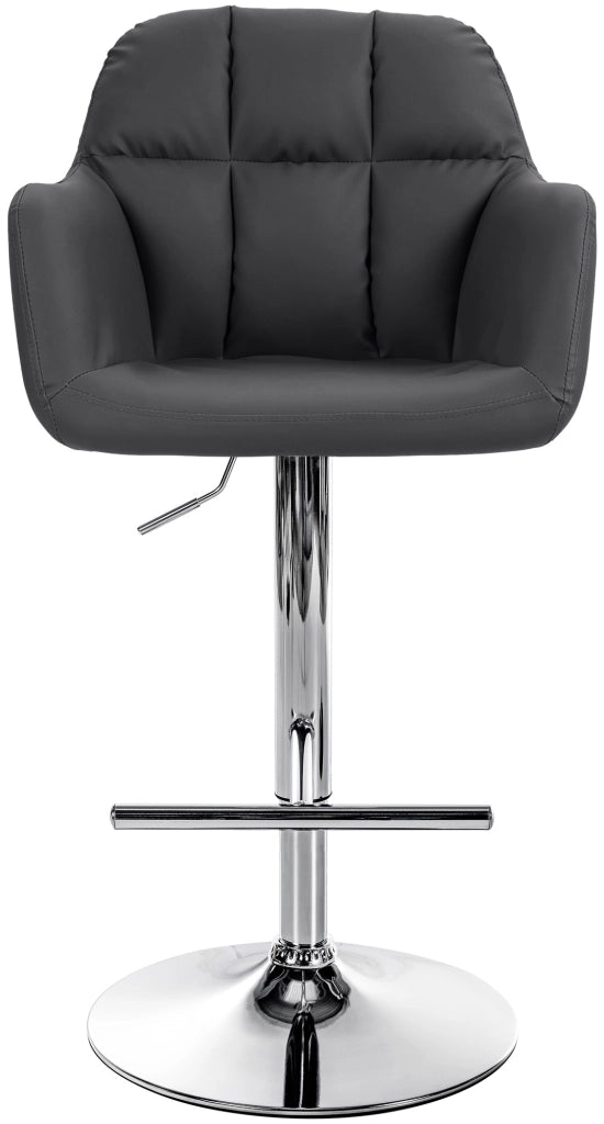Barhocker Natoma Kunstleder chrom