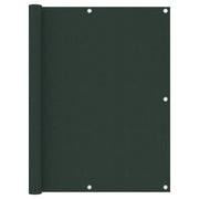 Paravento da Balcone Verde Scuro 120x400 cm Tessuto Oxford