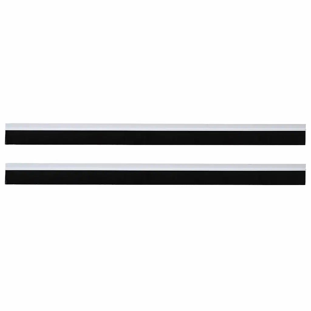 Spazzole per porte autoadesive 2 pcs Bianco 100 cm