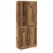 Credenza | Madia | Buffet da pranzo | Armadio da pranzo Legno vecchio 69,5 x 34 x 180 cm Legno multistrato