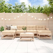 Set Salotto da Giardino 7 pz in Legno Massello di Pinocod mxl 118190