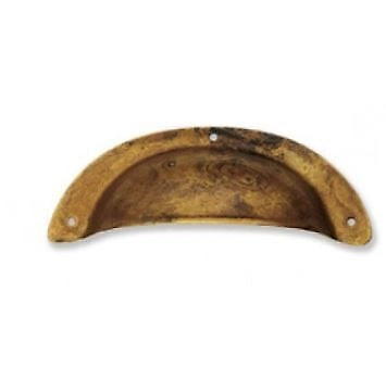 Metal Style 4250 Maniglia Conchiglia Ottone Antico 77x31mm