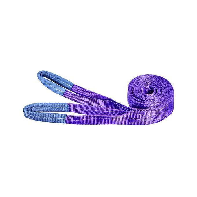 Vigor Tirante per Sollevamento Poliestere 100% Portata 1000 Kg 5 m 30 mm Doppio Strato Asole Rinforzate colore Viola