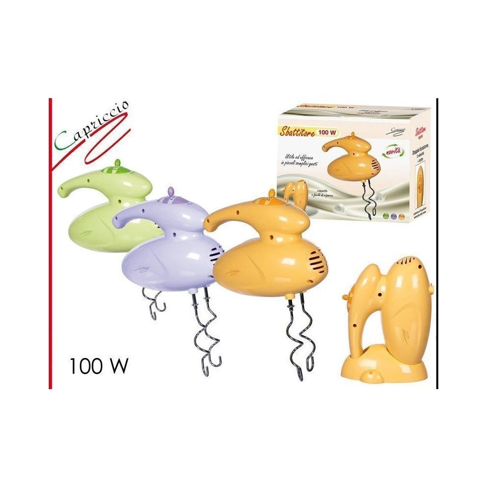 Trade Shop - Sbattitore Elettrico Frullatore Frusta Impastatore 4 Fruste 5 Velocita' Turbo -
