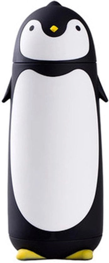 Ottima tazza di viaggio in acciaio inossidabile con disegno di pinguino, 280 ml