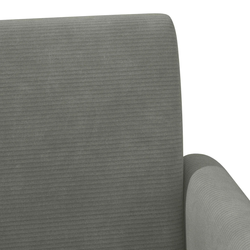 Loveseat con bottoni imbottiti Grigio Chiaro 116 x 67 x 81 cm 42041788