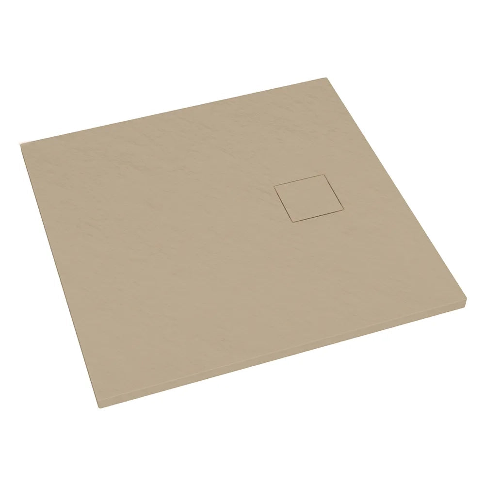 Piatto doccia 90x90 cm colore avorio effetto pietra | Samos