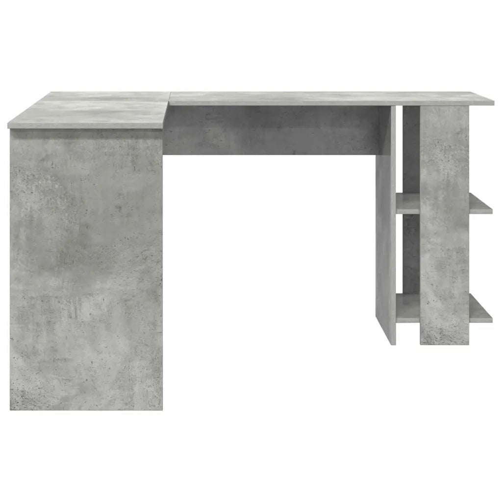 Scrivania ad angolo Grigio cemento 140 x 113,5 x 75 cm 869557