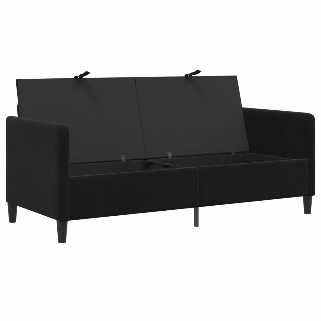 Divano con Storage Nero 172 x 78 x 87 cm Poliestere 42036967