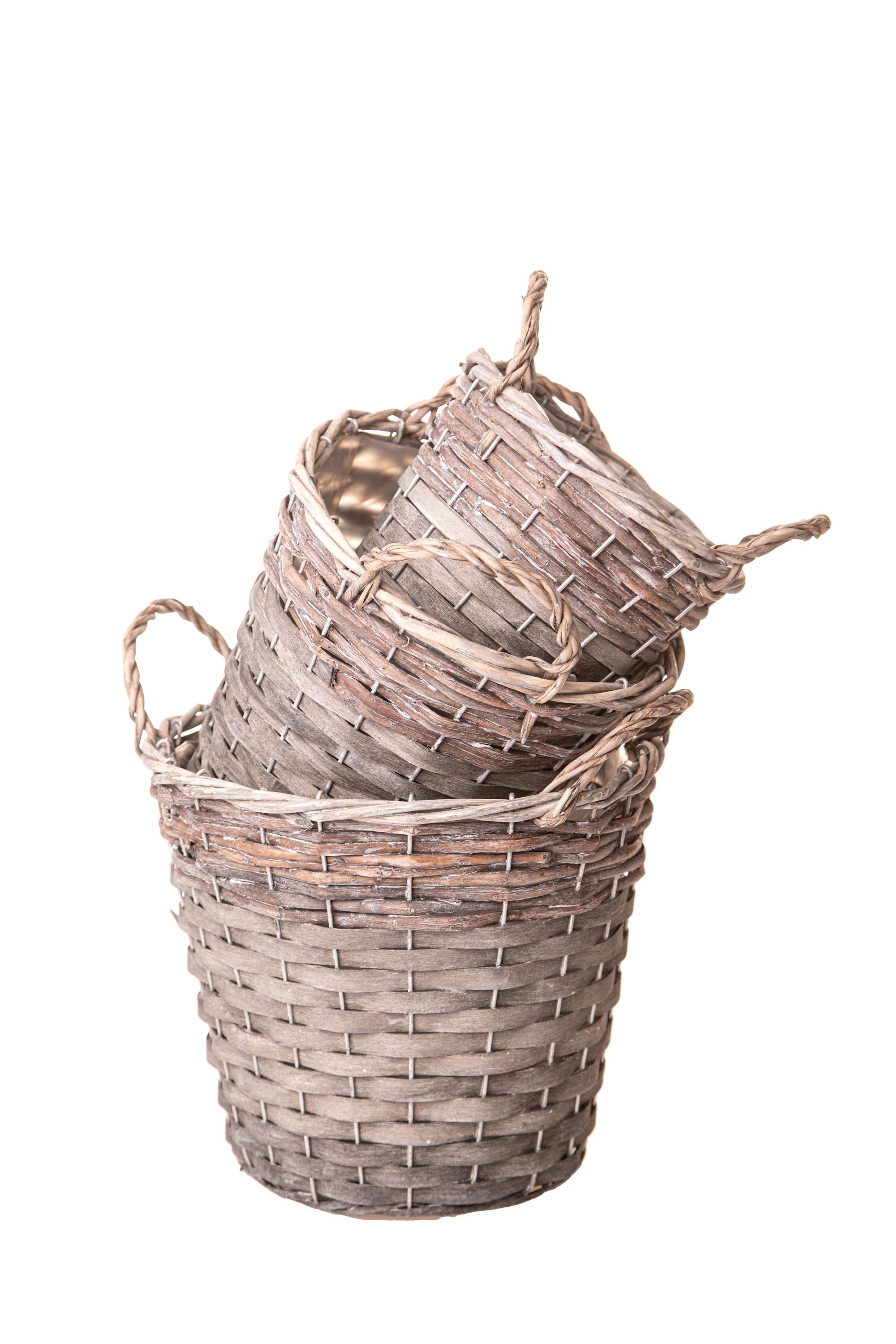 Set 6 Cesti 24x H 20 cm