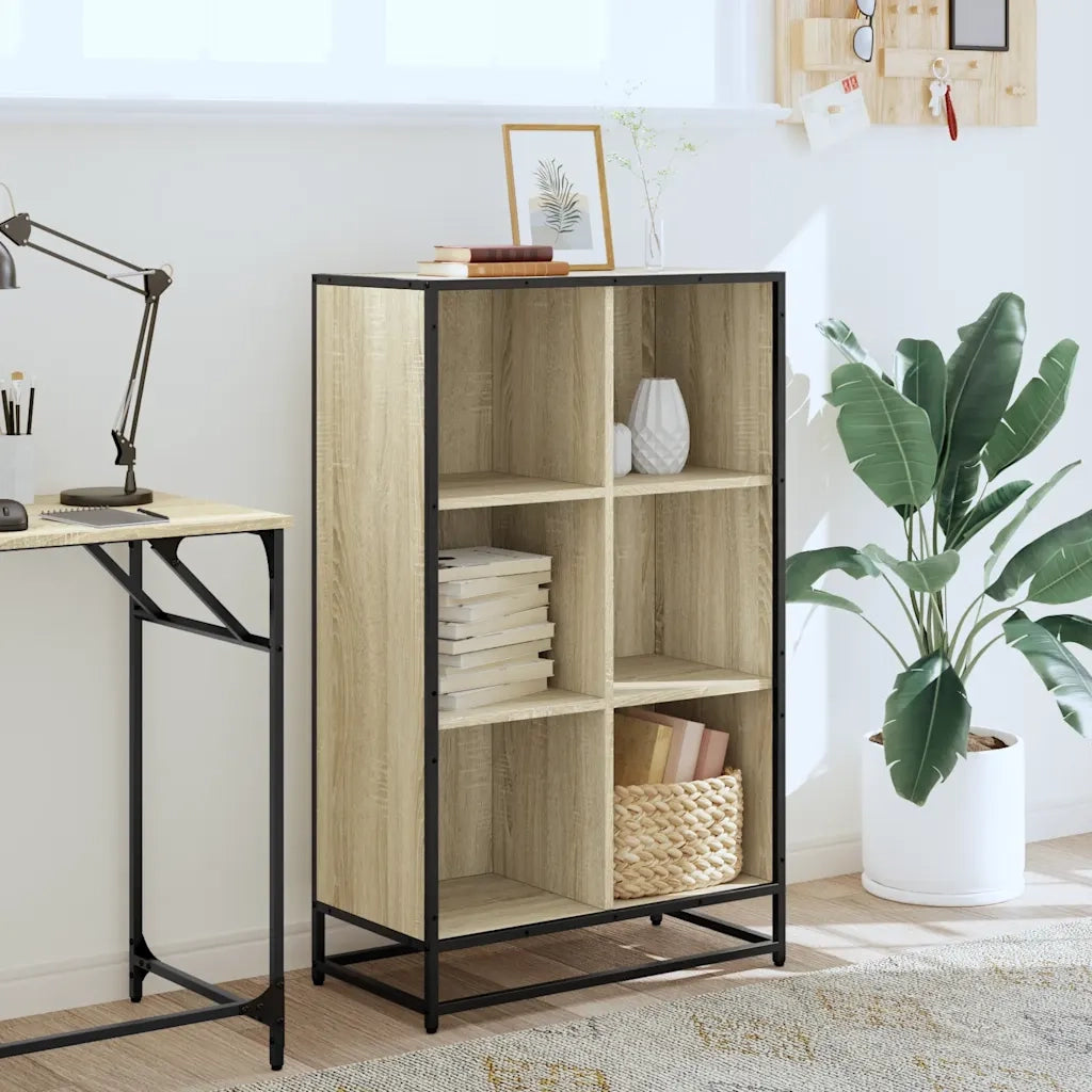 Libreria Rovere Sonoma 65,5x33x107,5 cm in Legno Multistrato 849160