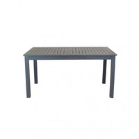 Tavolo Cuba Allungabile 150/210x90x75 h cm in Alluminio Taupe