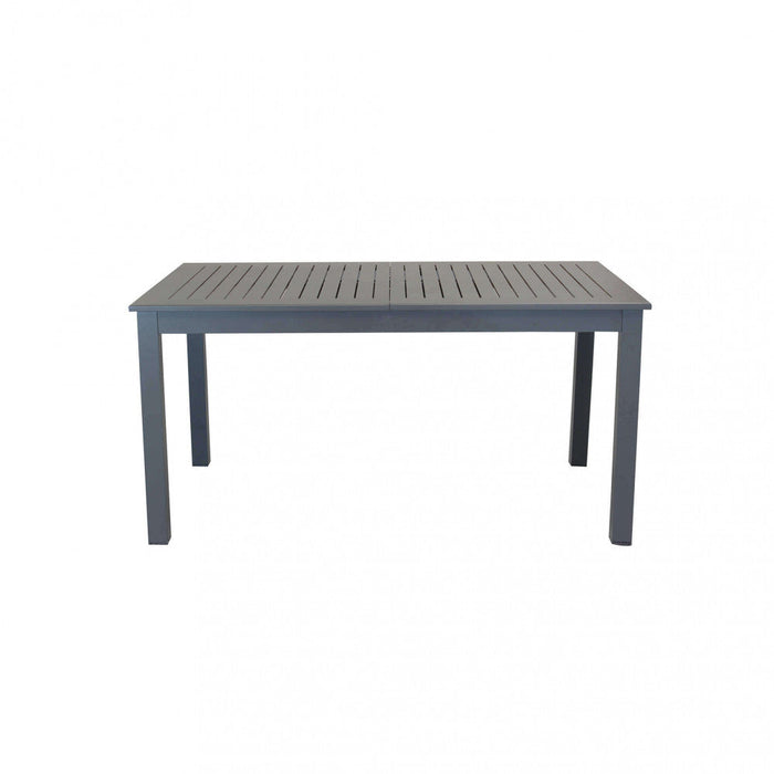 Tavolo Cuba Allungabile 150/210x90x75 h cm in Alluminio Taupe