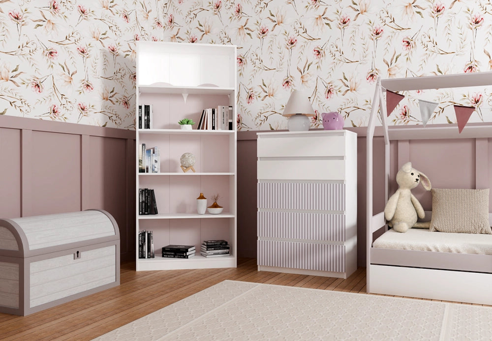 Cassettiera MALWA M5 ARTESO pink rosa per camera e soggiorno