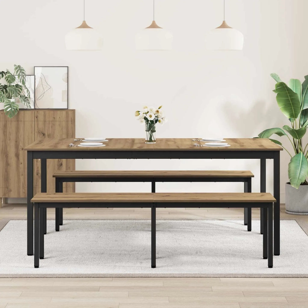 Tavoli da pranzo 2 pcs 180 x 90 x 75 cm Legno multistrato