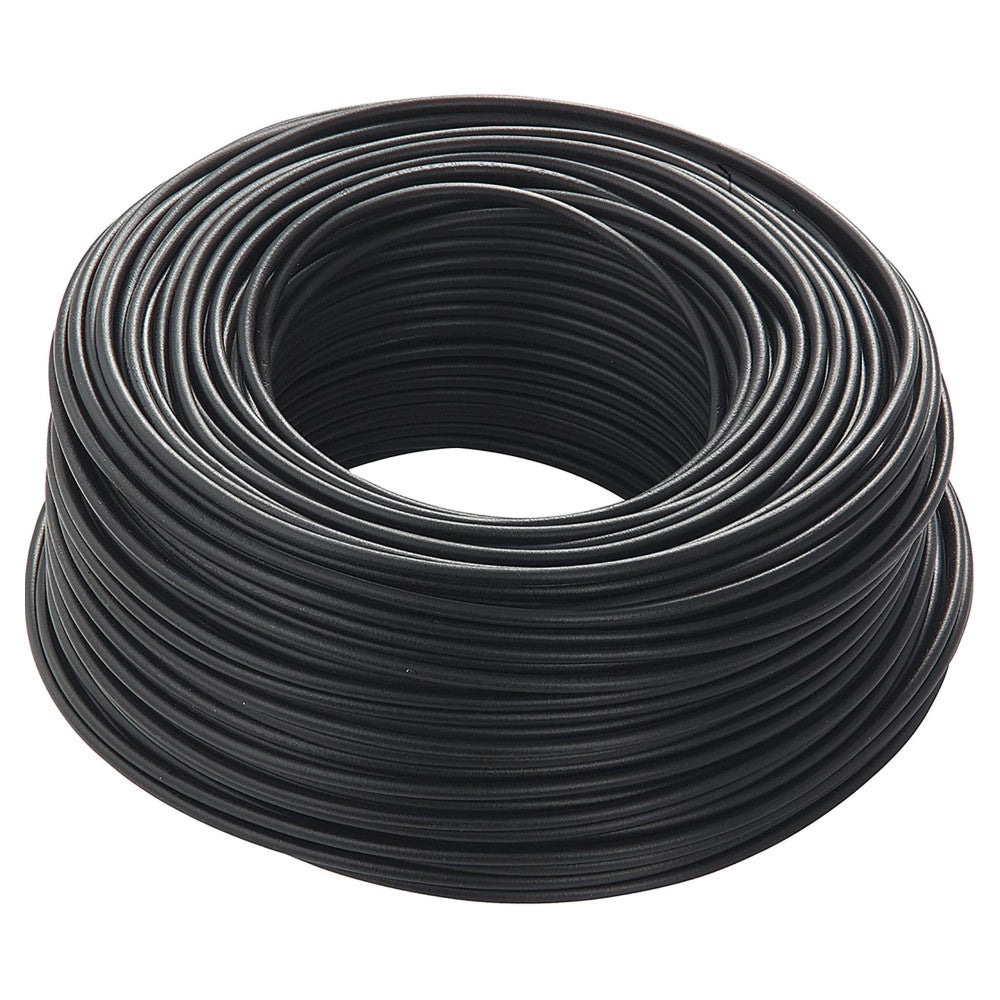 Cavo nero da 1x1,5mm² - 10mt cordina unipolare fs17