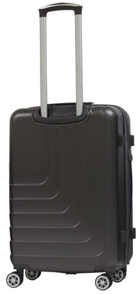 Trolley Valigia Media Rigida in ABS 4 Ruote TSA Ravizzoni Titanio Grigio