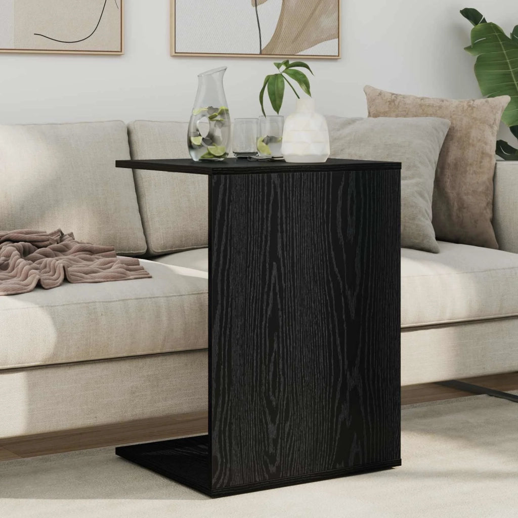Tavolo laterale Rovere Nero 45 x 40 x 62,5 cm 8000357