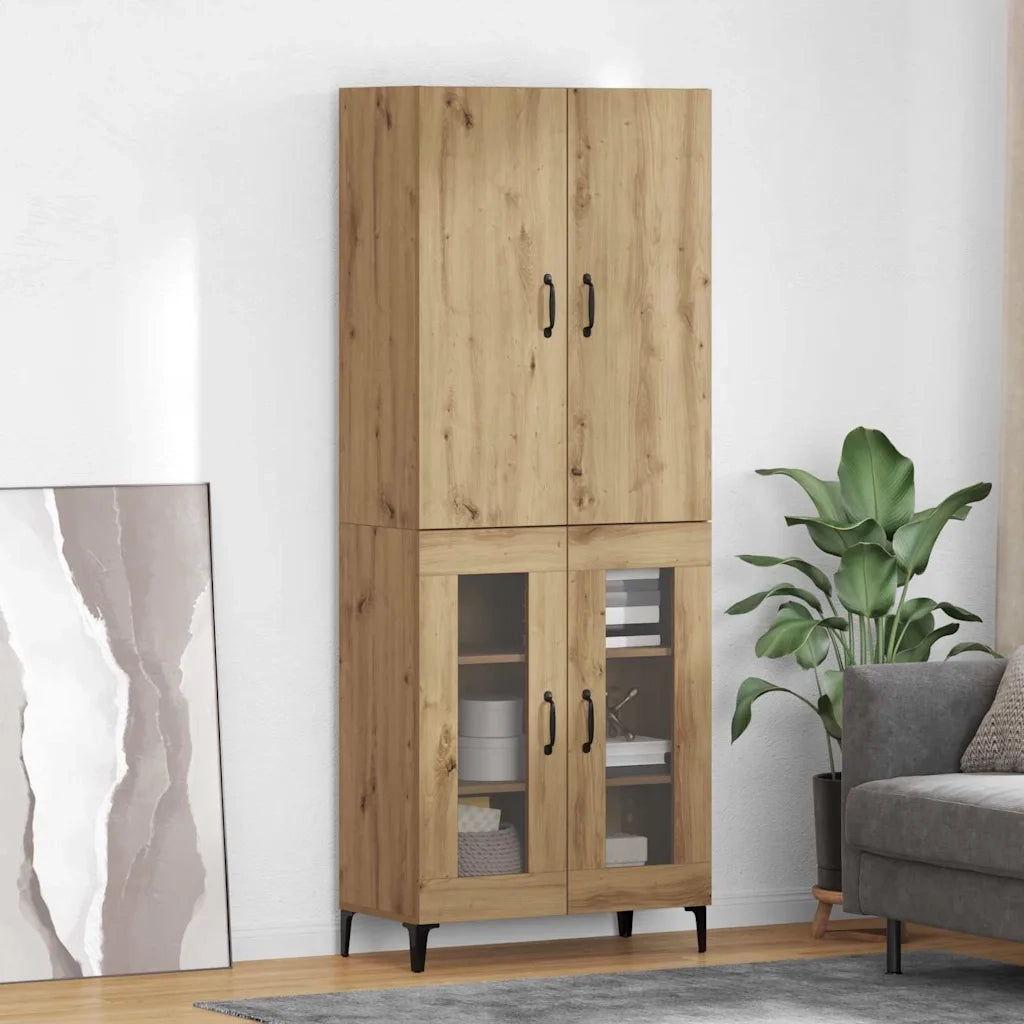 Credenza-Buffet-Armadio da cucina Rovere artigianale 69,5 x 34 x 180 cm 869552