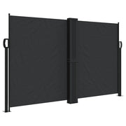 Tenda da Sole | Tenda parasole Laterale Retrattile Nera 140x1000 cm