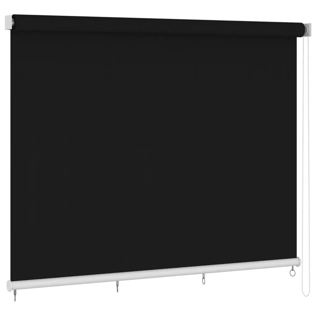 vidaXL Tenda a Rullo per Esterni 350x230 cm Nera