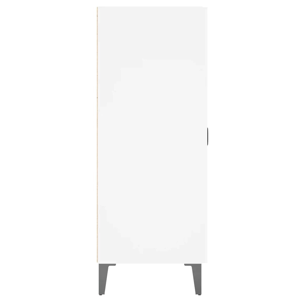 Buffet credenza cassettiera mobiletto mobile contenitore organizer per cucina soggiorno salotto 69,5 x 34 x 90 cm legno ingegnerizzato bianco 02_0030431