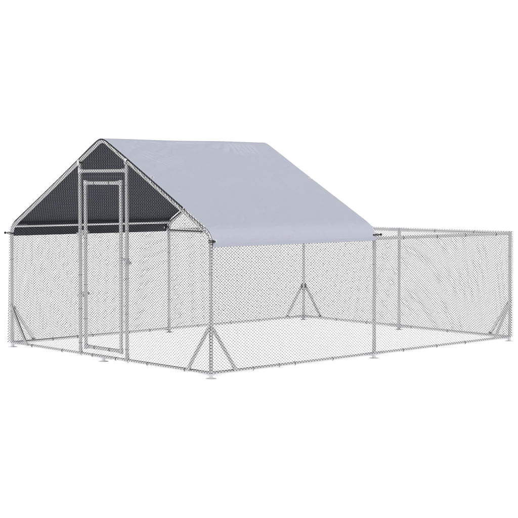 Recinto per esterno 12 m2 ¨C zephmum ¨C acciaio galvanizzato 4x3x2 m