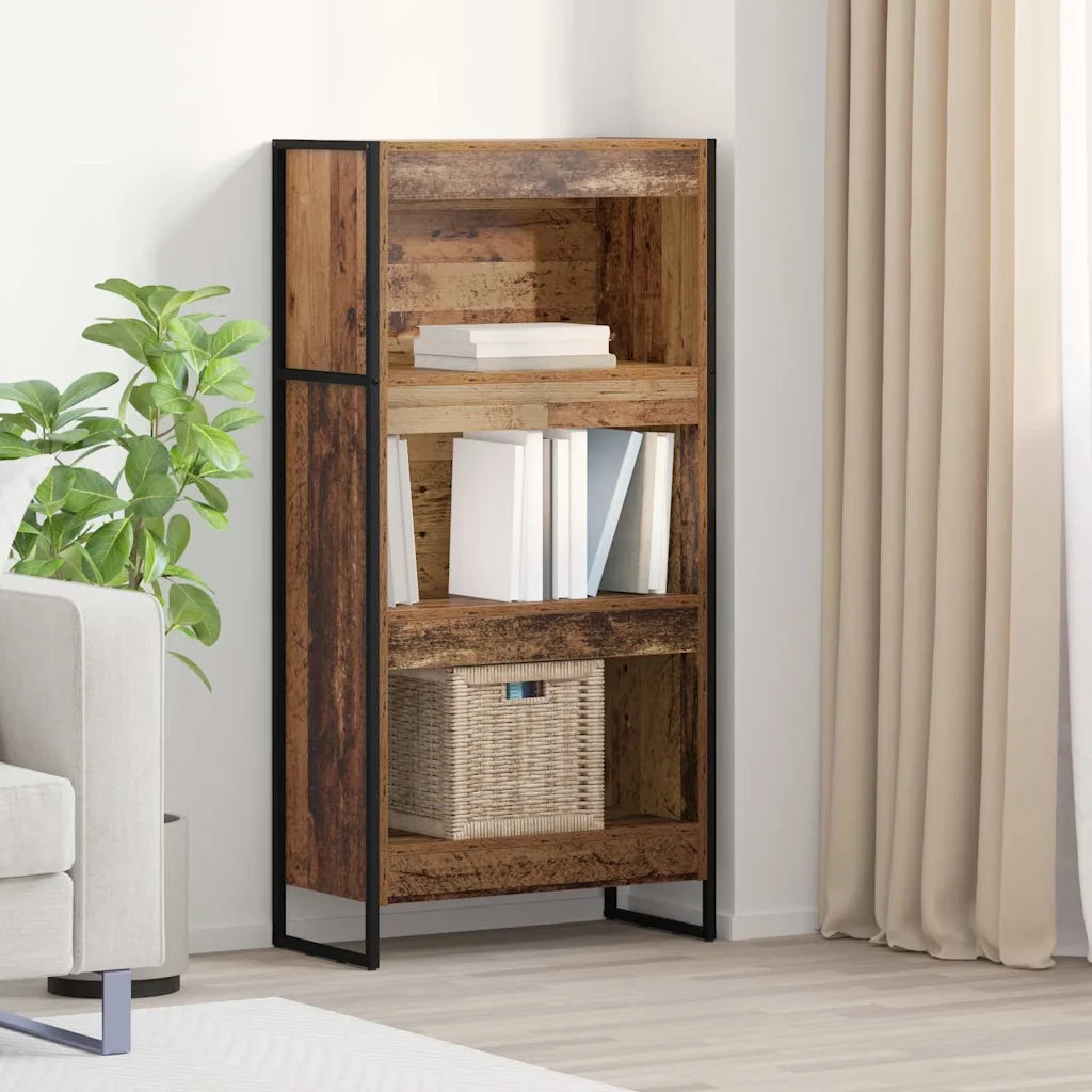 Armadio per Libri Legno vecchio 60 x 30 x 121 cm 886394