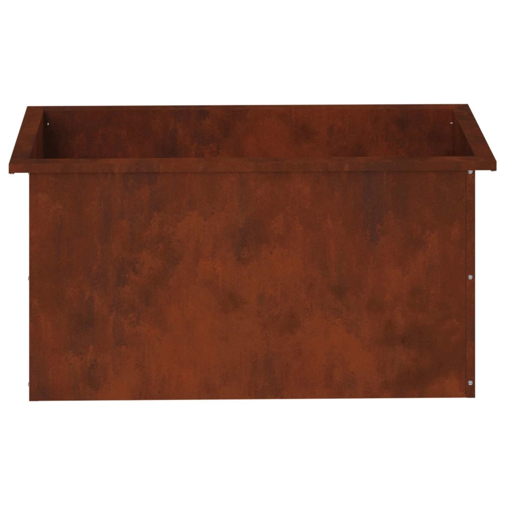 Fioriera da giardino con LED Ruggine 40 x 80 x 40 cm 8008166