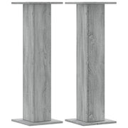 Supporti per piante | Sostegno per piante 2 pz Grigio Sonoma 30x30x95cm in Truciolato