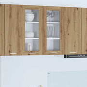 Armadio pensile con porta Rovere artigianale 40 x 31 x 80 cm 884312