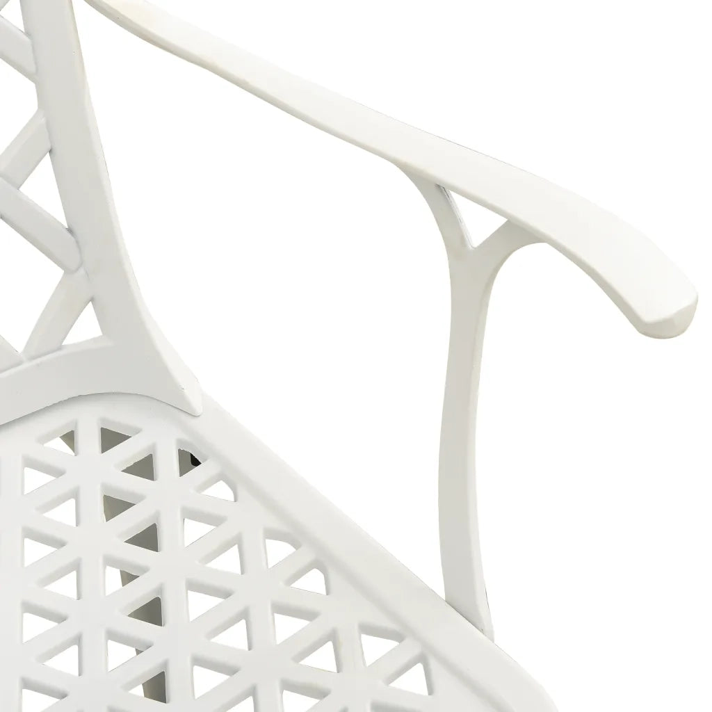 Set da Bistrot 3 pz in Alluminio Pressofuso Bianco cod mxl 35798