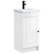 Mobile da bagno con Lavabo | Armadio Lavabo Bianco Lucido 42 x 40 x 84,5 cm