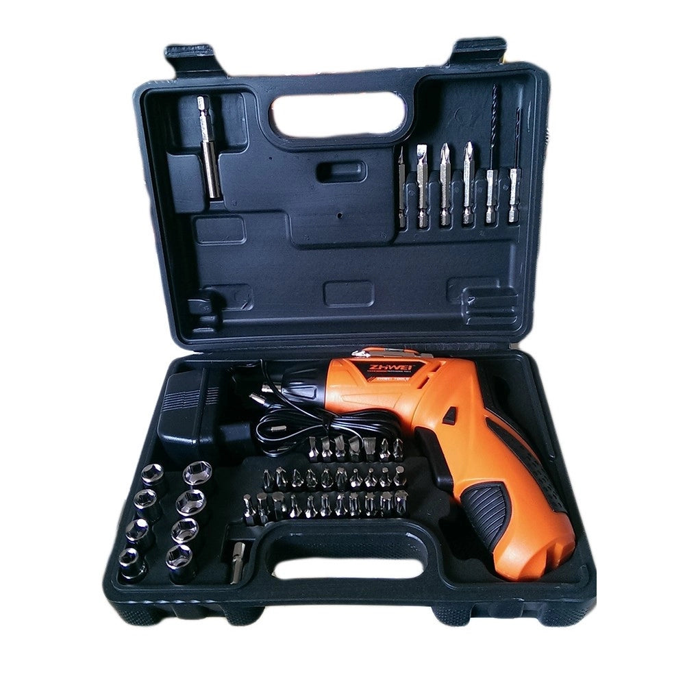 Trade Shop - Trapano Avvitatore 4.8 Volt 45pz Con Innesti E Accessori Multifunzioe Hobbistica -