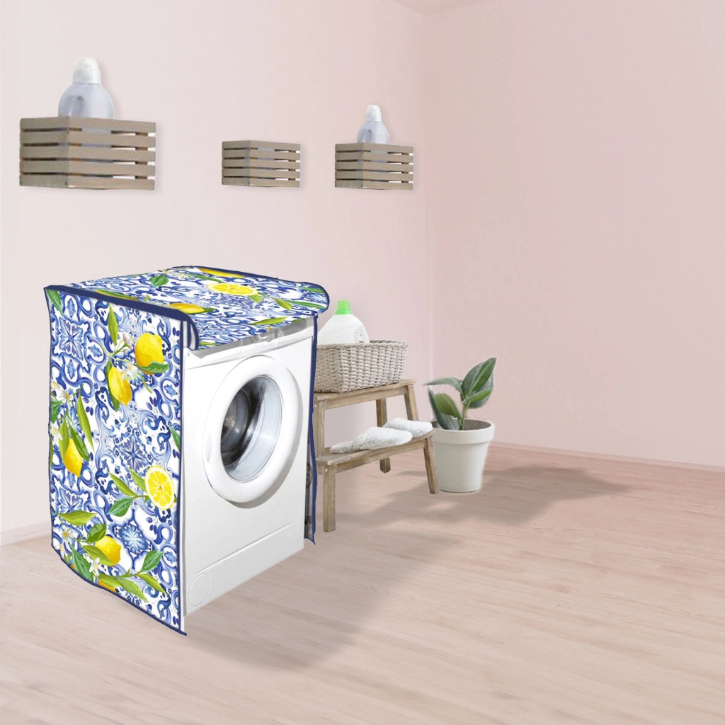 MAURY'S COPRILAVATRICE CON FANTASIA PANAREA 60X60X80 CM IN STILE SICILIANO